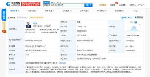 關聯公司注冊資本增至5.3億美元，增幅約10.4%，彰顯網絡技術服務領域強勁增長動能